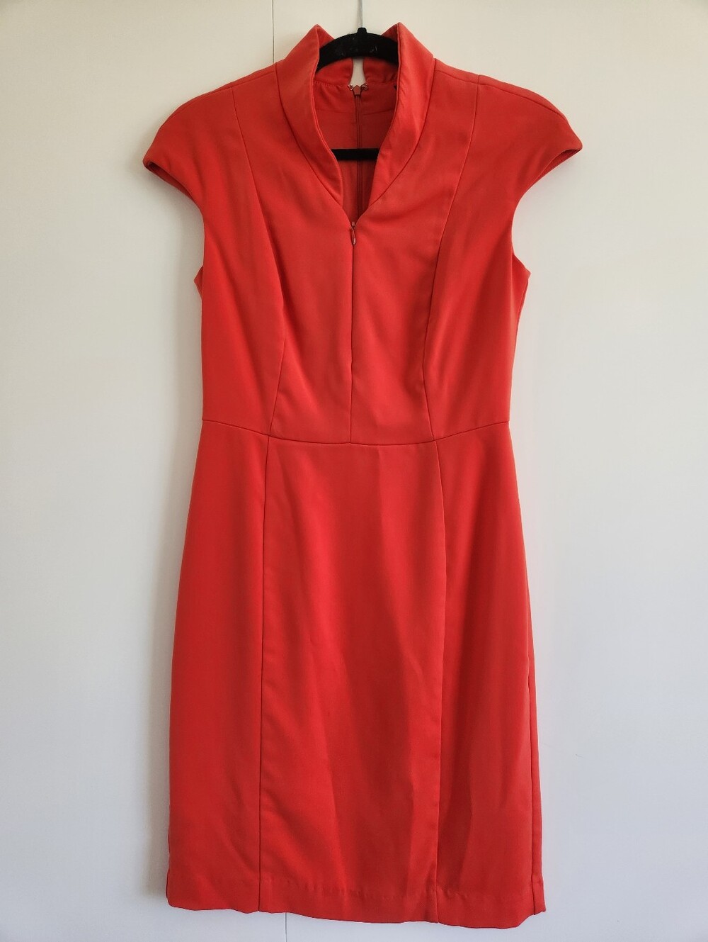 Nora Gardner New York Red Sheath Dress Size 4 Career Office Workwear